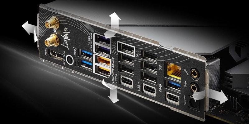 Flexible Integrated I/O Shield